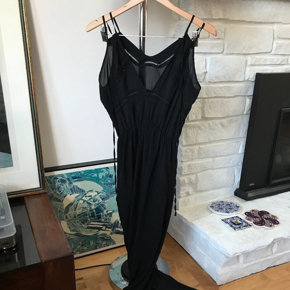 Black Maxi Beach Dress - Picture 2 of 7
